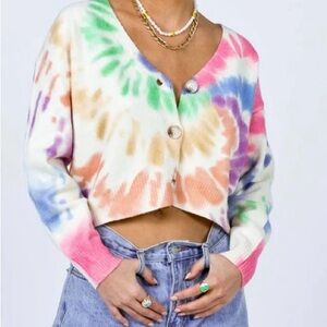 Princess Polly Tie-Dye Cardigan